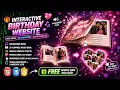Birt ay Surprise Website Pure HTML CSS JS Project