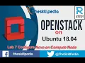 openstack tutorial Lab 7 Configure Nova on Compute Node Openstack Rocky Ubuntu 18