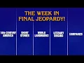 A Week in Final Jeopardy - JEOPARDY