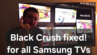 I fixed my Samsung S90C black crush using a hidden SM setting S95