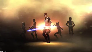 SWGOH - CAT test battle against a Rey CAT is CRAZY