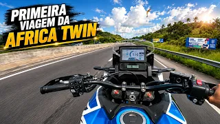 PRIMEIRA VIAGEM DE AFRICA TWIN 1100
