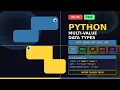 Python Multi-Value Data Types - Ep 5 List Tuple Set Dict String Nitya Cloud Tech