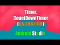 CountDownTimer Create Timer in Android Studio Java