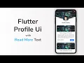 Flutter Profile UI Design - Speed Code