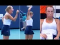 Drama Queen Yulia Putintseva threw her racket onto the ground after Referee made a questionable call
