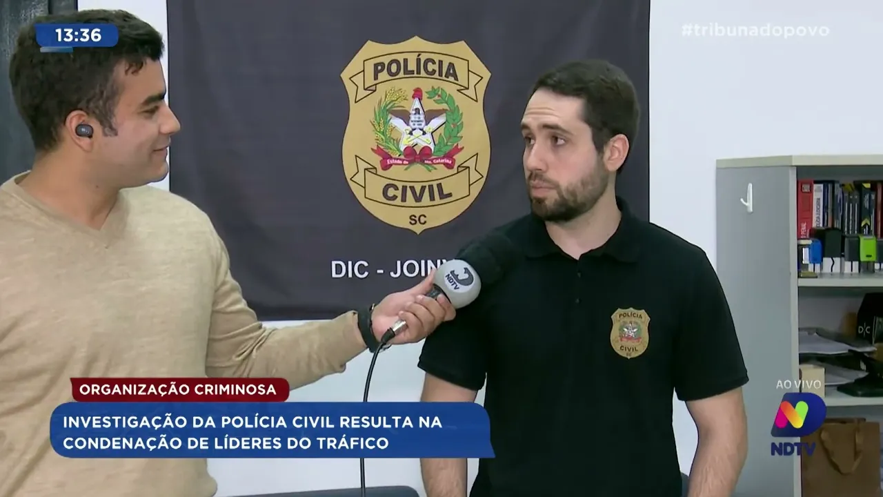 Organização criminosa: investigação da Polícia Civil resulta na condenação de líderes do tráfico