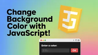 Change Background Color with Prompt in JavaScript Beginner Web Project