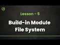 Node JS Course - Built-In Module