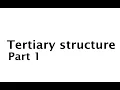Tertiary structures P1
