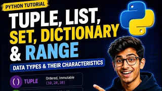 Python tutorial Tuple List Set Range Dictionary