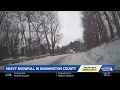 Snowfall creates slick conditions in Washington County
