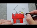 Snoopy Charlie Brown Coloring Pages Fun Peanuts Coloring for Kids