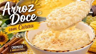 🌽🍚 Misturei Arroz Doce com Curau e o Resultado Foi Incrível! 😱