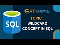 SQL Module 4 - Episode 3 SELECT Statement Wildcards Techniques MS SQL Course