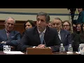 WATCH Cohen says Trump asked him to threaten people with litigation nearly 500 times over 10 years