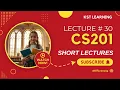 CS201 Short Lecture - 30 VU Short Lecture Introduction to Programming in Urdu Hindi