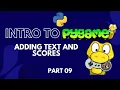 pygame 09 ytPygame Tutorial for Beginners Python Game Development Course Adding Text and Scores