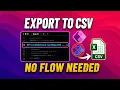 Export to CSV in Power Apps Without a Power Automate Flow