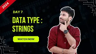 Hello Python Day-7 String Data Type