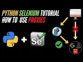 How to use proxy in Selenium Python