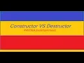 constructor vs destructor in c difference between constructor and destructor in c