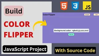 Color Flipper Project using JavaScript for Beginners With Source Code