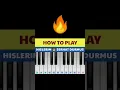 Lagu HISLERIM 🔥 SERHAT DURMUS (HOW TO PLAY ON PIANO) #shorts #serhatdurmus #hislerim