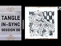Tangle InSync HooplaGlee And Kandysnake Zentangle Patterns Weekly Series