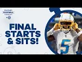 LAST-MINUTE Week 4 Start Em Sit Em Picks Latest Injuries Fantasy Football Today in 5 Podcast
