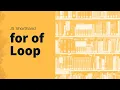 Shorthand For of loop in JavaScript