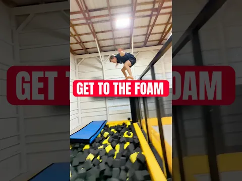Get To The FOAM Pit In The FEWEST Jumps🏃🏼‍♂️