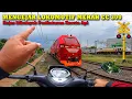 Download Lagu MOTORIDE Mengejar Lokomotif CC 300 Merah Diberbagai Tempat, Bertemu Banyak Kereta Api Elite Dijalan