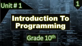 Introduction To Programming Grade 10th Computer Science Info Pack