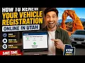 How to renew your vehicle registration online in Utah