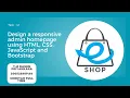 Design a responsive admin homepage using HTML CSS JavaScript and Bootstrap