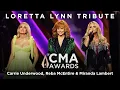 Download Lagu Reba McEntire, Carrie Underwood \u0026 Miranda Lambert | Loretta Lynn Tribute - 56th CMA Awards