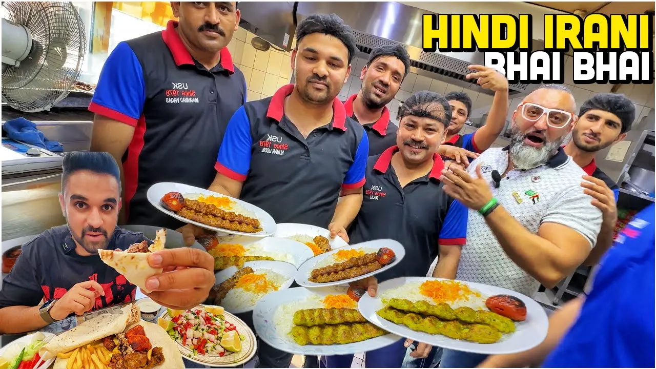 45/- aed street food india   Al Ustad Biryani, Desi Jat Kebab, Dubai Makhani Paratha Platter