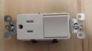 Converting a Light Switch to a Switch Outlet Combo DIY LVT1739 T-5625 Decora Levition
