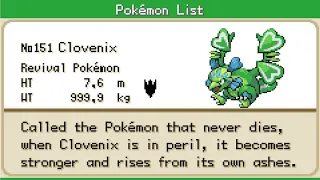 pokemon clover 1 3 complete pokedex 