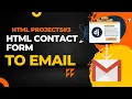 Build a Contact Form with Email Sending Functionality Using HTML JavaScript and PHP HTML Projects