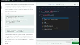 Hackerrank Python Solution Collections - Python DefaultDict Tutorial