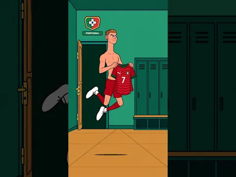 THE GOAT IS BACK… GIVE ME MY NO 7! 🐐🔥#Ronaldo #CR7 #GOAT #Siu #Portugal #FootballAnimation