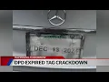 Denver police begin month-long vehicle registration crackdown
