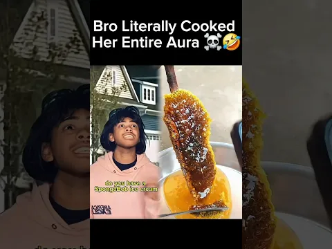 Bro literally cooked her entire aura 😂 #funny #comedy #viral #foryou