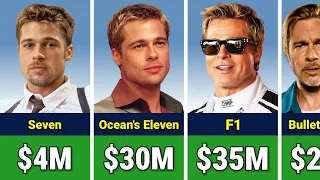 Brad Pitt Paycheck For Every Movie He Ever Made