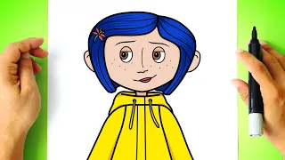 Como DESENHAR a CORALINE - Cómo DIBUJAR a CORALINE