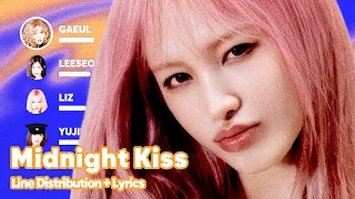 ive midnight kiss line distribution lyrics karaoke patreon requested