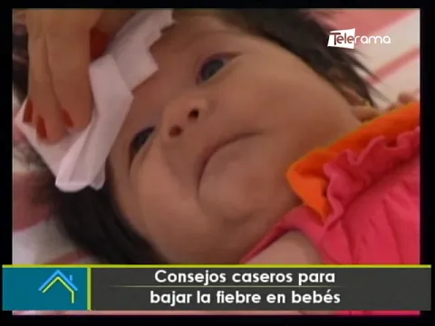 Consejos caseros para bajar la fiebre en bebés