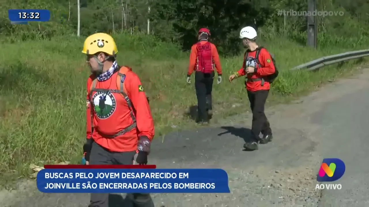 Buscas pelo jovem desaparecido em Joinville são encerradas pelos bombeiros
